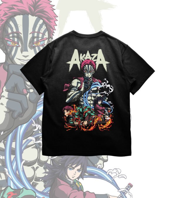 Akaza vs Demon Slayer Anime T-shirt