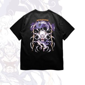Awakened Gear 5 Lightning Anime T-Shirt
