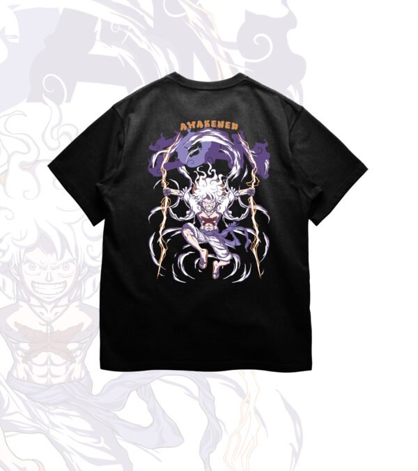 Awakened Gear 5 Lightning Anime T-Shirt
