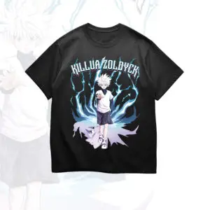 Killua Zoldyck Thunder Aura Tee