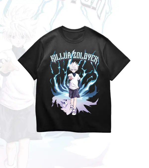 Killua Zoldyck Thunder Aura Tee