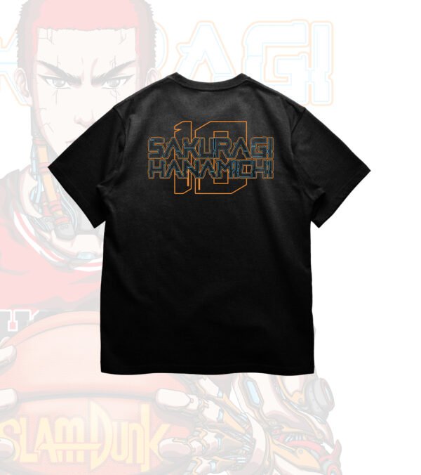 Sakuragi Mecha Slam Dunk Anime T-Shirt - Image 3