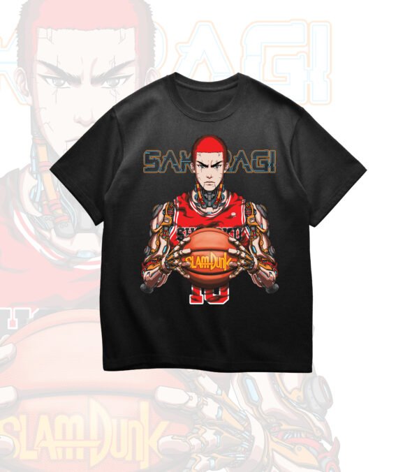 Sakuragi Mecha Slam Dunk Anime T-Shirt